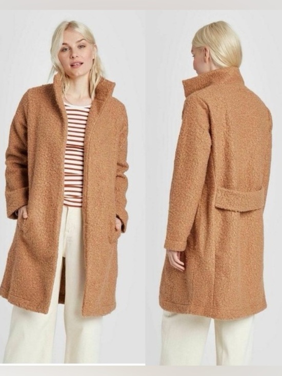 a new day Jackets & Blazers - a new day Camel Teddy Coat